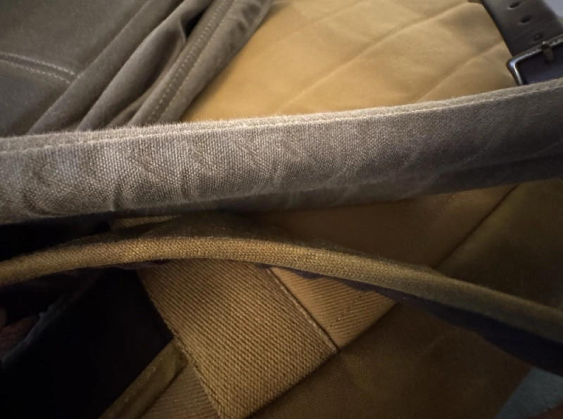Goruck vs Filson strap padding